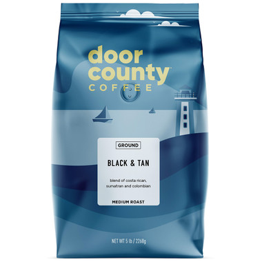 Black and Tan Coffee 5 lb. Bag Ground