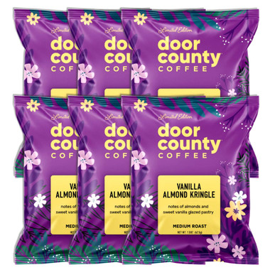 Vanilla Almond Kringle Coffee Full-Pot Bag, 6 pack