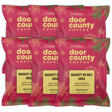 Naughty or Nice Grog Coffee Full-Pot Bags, 6 Pack