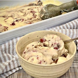 Cherry Vanilla Chocolate Swirl Ice Cream