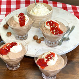 Chocolate Cherry Hazelnut Syllabub