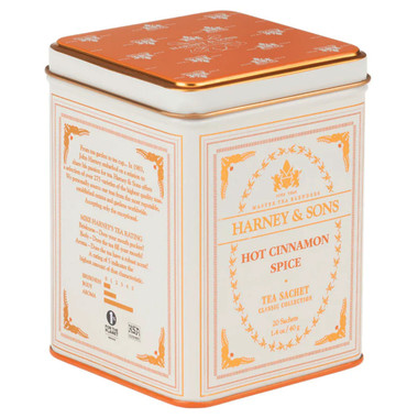 Harney and Sons Hot Cinnamon Spice Tea  - Tin of 20 Sachets
