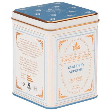 Harney and Sons Earl Grey Supreme Tea  - Tin of 20 Sachets