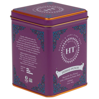 Harney and Sons Indigo Punch Tea  - Tin of 20 Sachets