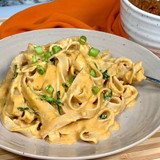 Pumpkin Spice Alfredo Pasta
